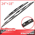 Front Left & Right Direct Connect Size 24in + 18in Front Wiper Blades