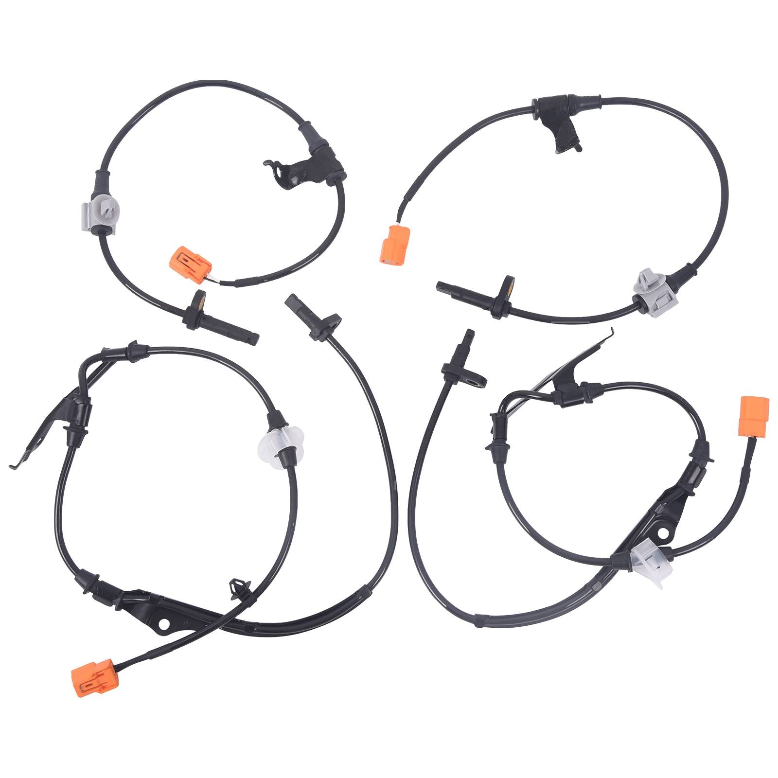 4X Front Rear ABS Speed Sensor L& R Side For Acura TSX 04-08 Honda Accord 03-07