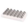 24PCS REPLACEMNT SOLID LUG NUTS M14X1.5 CHROME FITS FORD F-150 2015-2020