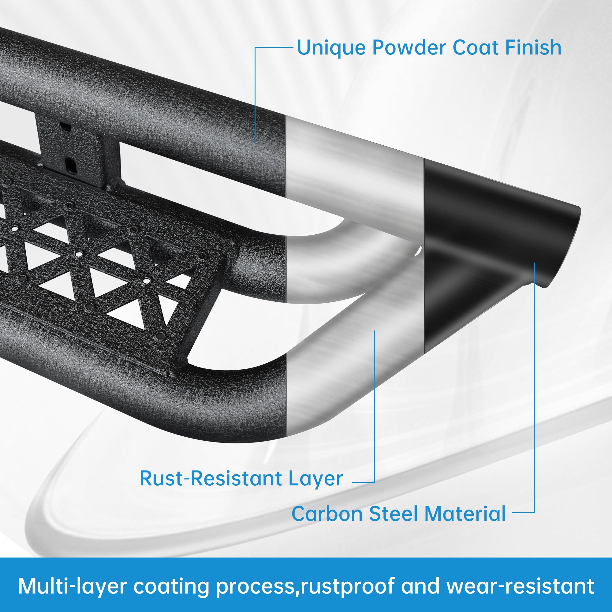 Running Boards Compatible with Jeep Wrangler JL