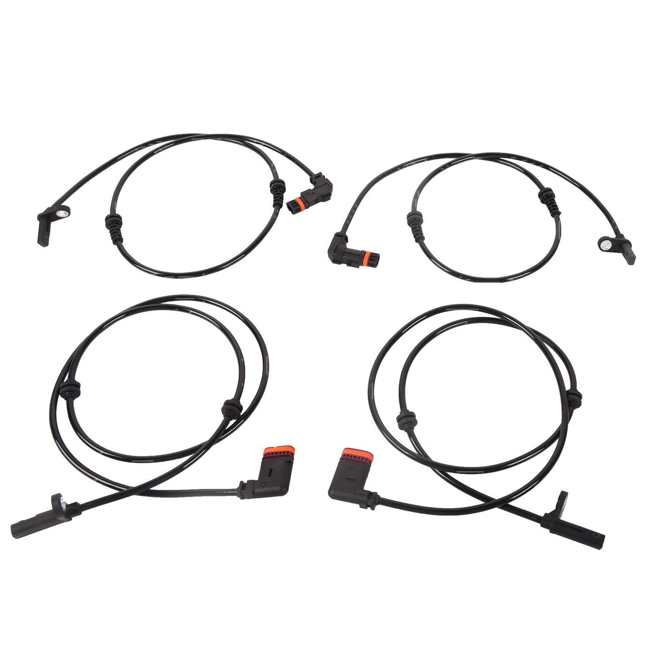 4Pcs ABS Wheel Speed Sensor New For Mercedes C250 C300 C350 3.0L 3.5L 2049053105
