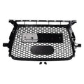 Front Upper Grill Grille Assembly For Audi Q5 SQ5 2013-2016 RSQ5 Style