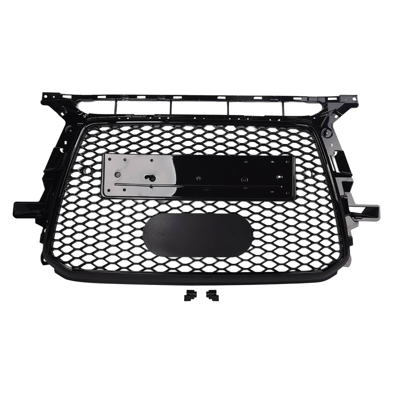 Front Upper Grill Grille Assembly For Audi Q5 SQ5 2013-2016 RSQ5 Style