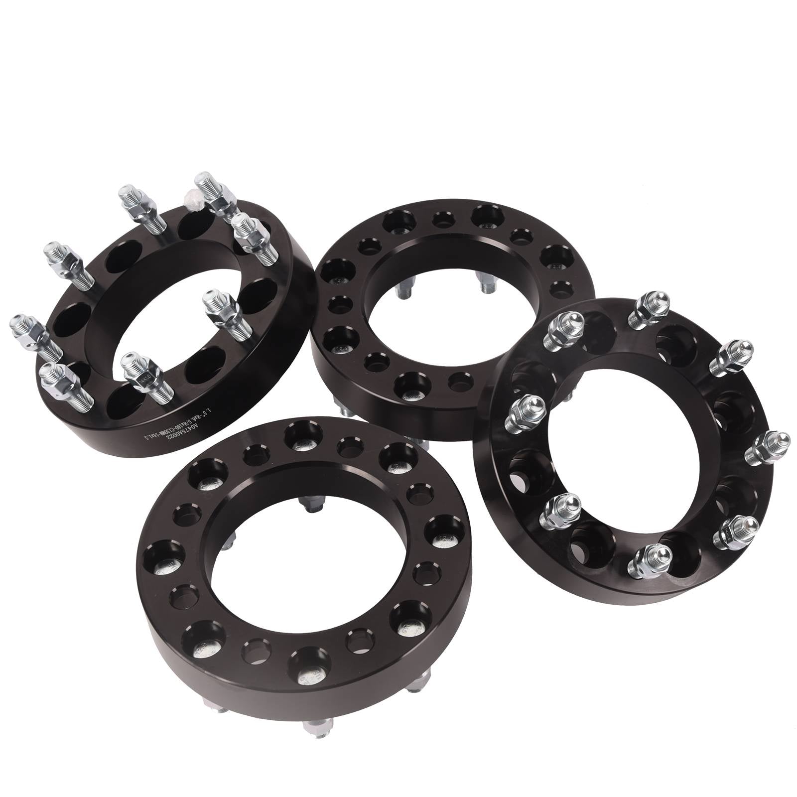 4PCS 1.5in 8x6.5 to 8x180 8 Lug Wheel Spacers Adapter For CHEVY GMC