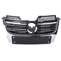 Front Bumper Center Grille & License Bracket & Molding Trim for VW Jetta 05-10