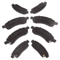 Front and Rear Ceramic Brake Pad Kit For Chevy Traverse GMC Acadia Envoy Outlook