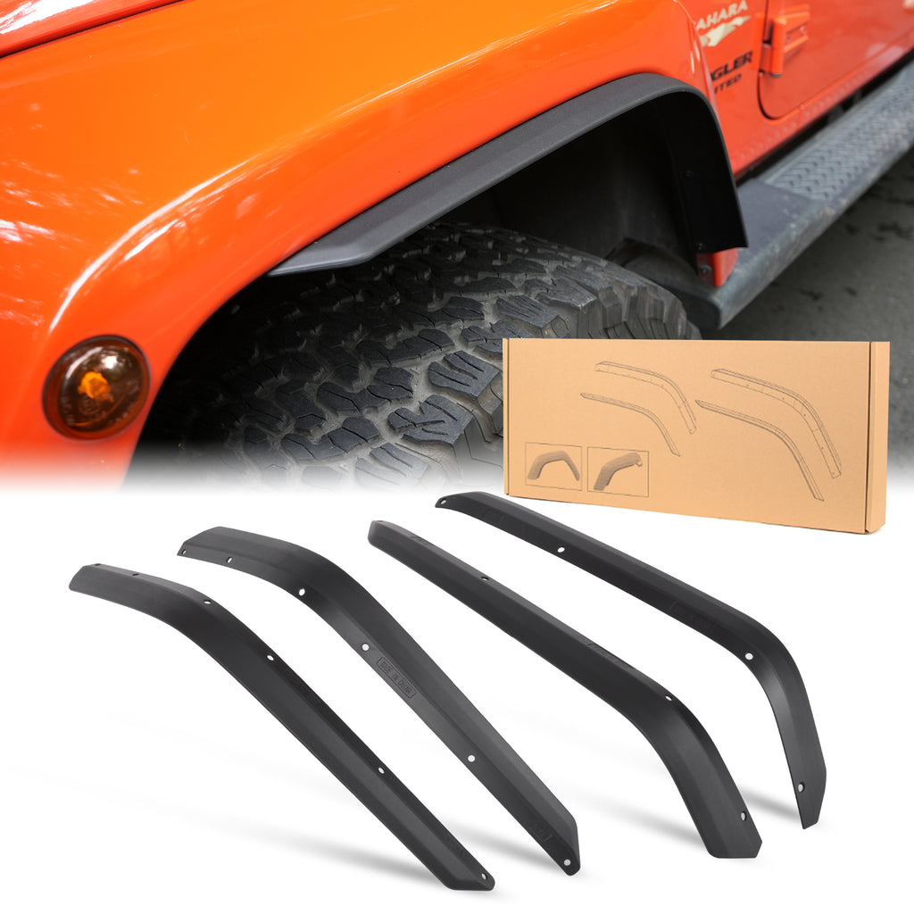 Fender Flares Compatible with 2007-2018 Jeep Wrangler