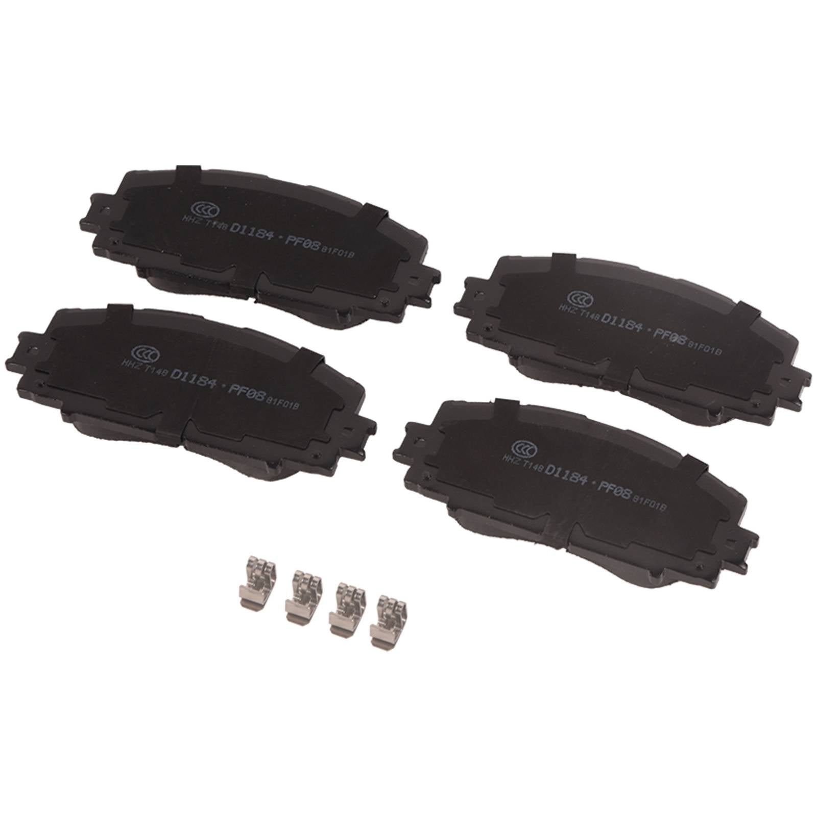 Front Ceramic Brake Pad Kit for Toyota Yaris Prius C Lexus CT200h 2013 Scion iQ