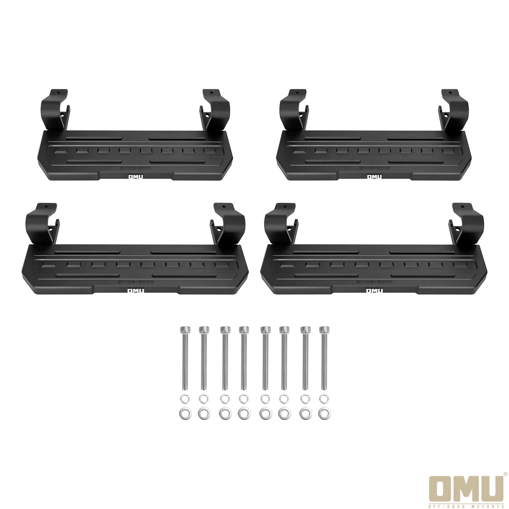Running Board Side Step For 2021+ Ford Bronco 4 Doors with OEM Rock Rails