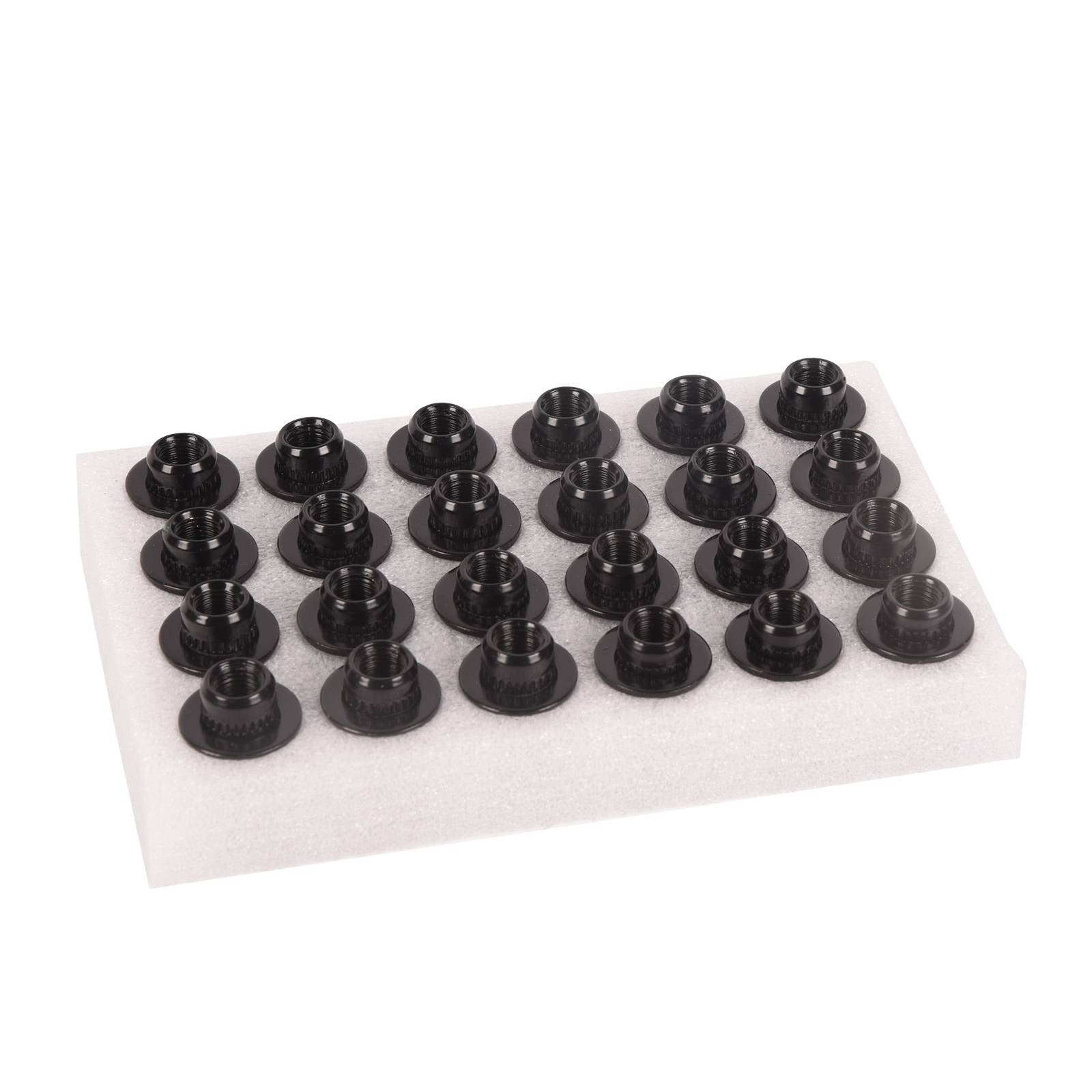 24PCS Black 12X1.5 Mag Lug Nut For Toyota Lexus 4Runner FJ Tacoma