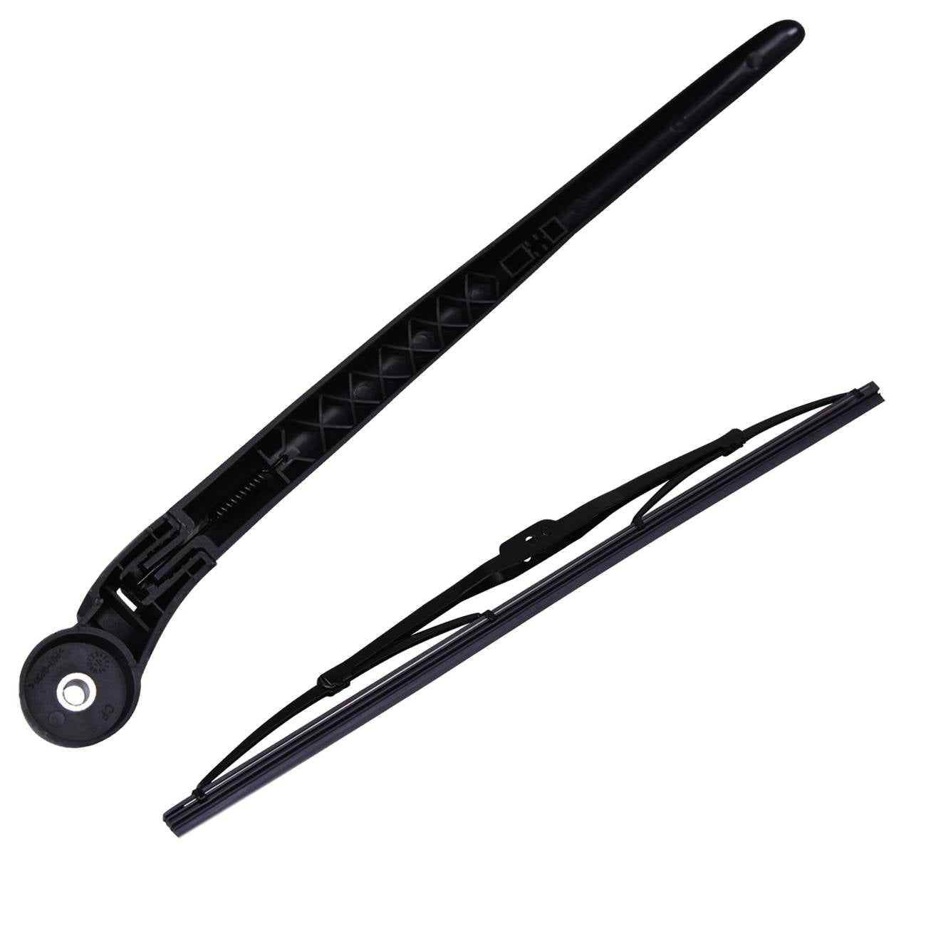 3PCS Rear Wiper Arm w/ Blade & Base Cover Cap for Porsche Cayenne 2003-2010
