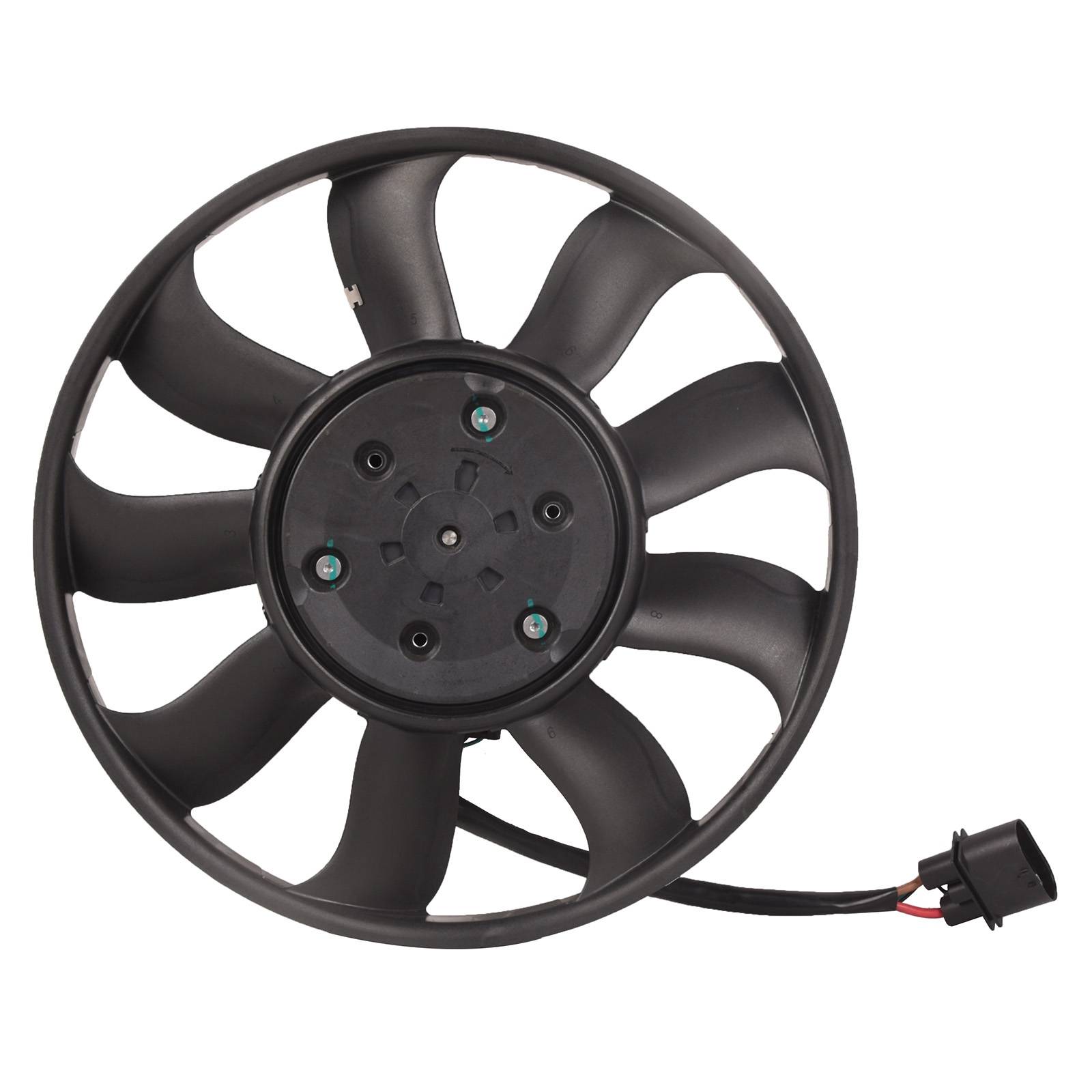 Left Radiator Cooling Fan Fits Porsche Cayenne 2.9L 3.0L 4.0L 19-22 PAB95945500