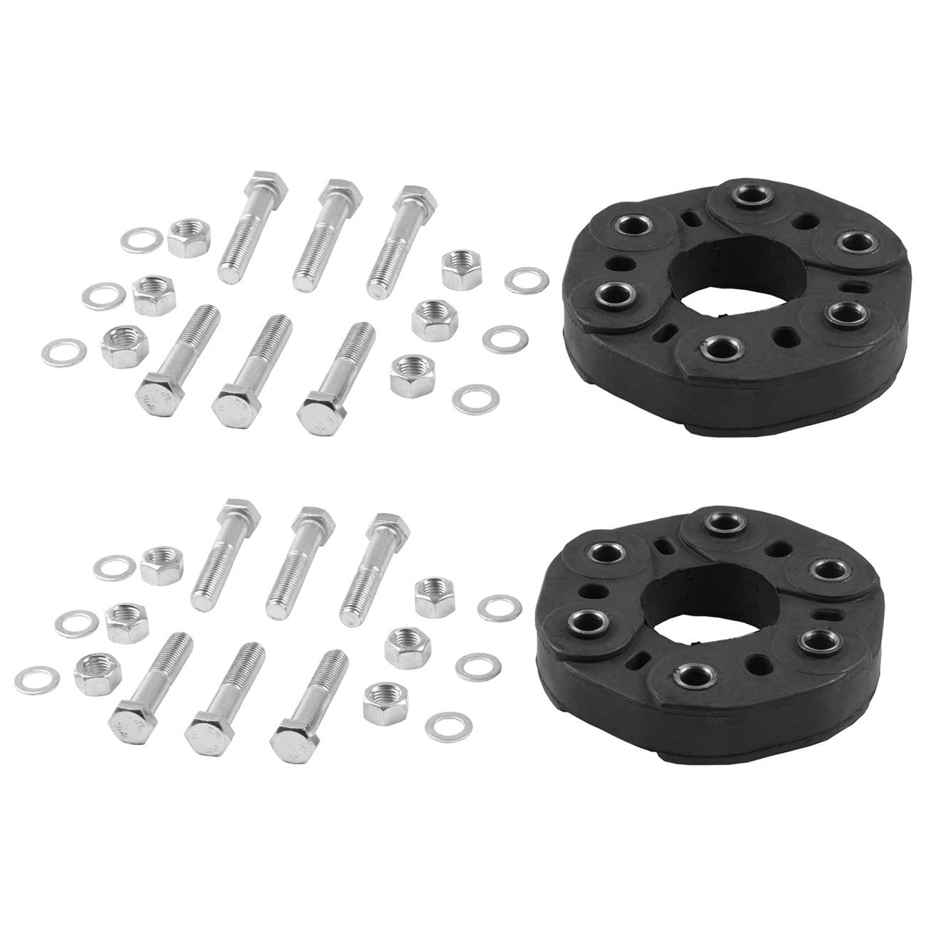 2PCS Drive Shaft Flex Joint Disc For Mercedes W210 W220 C215 R230 1999 - 2011