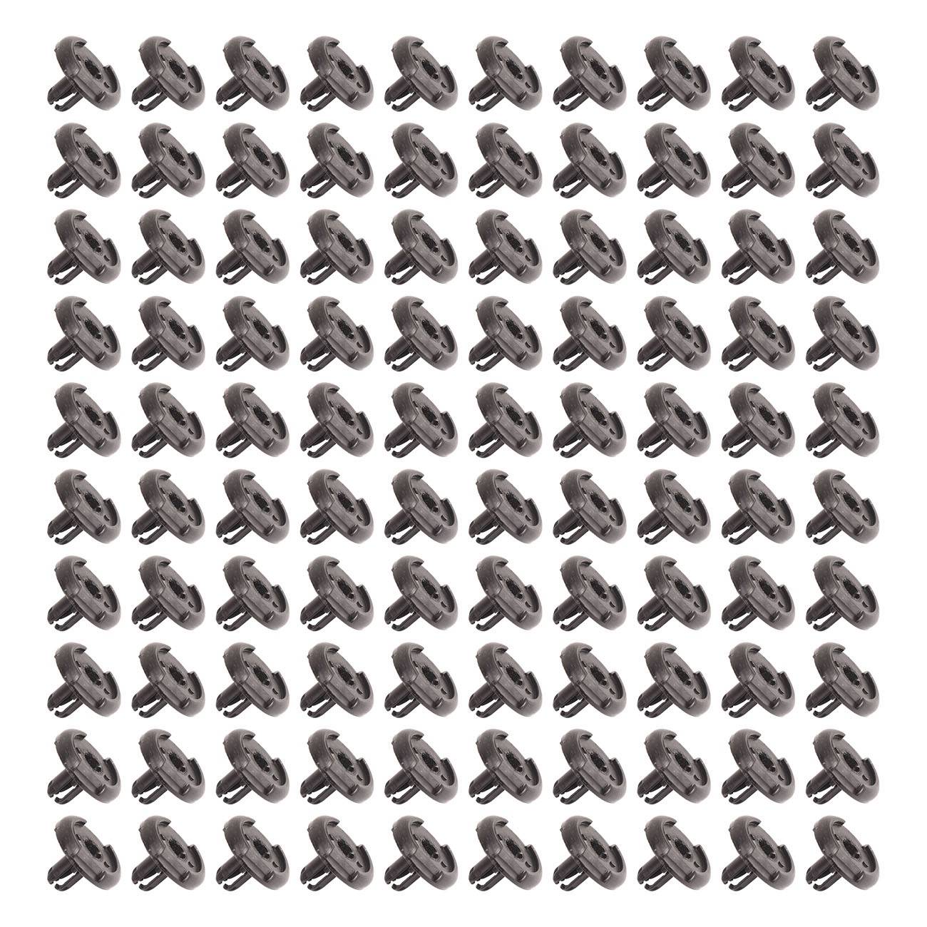 100pcs Fender Liner Fastener Rivet Push Clips Retainer for Acura Mazda Audi