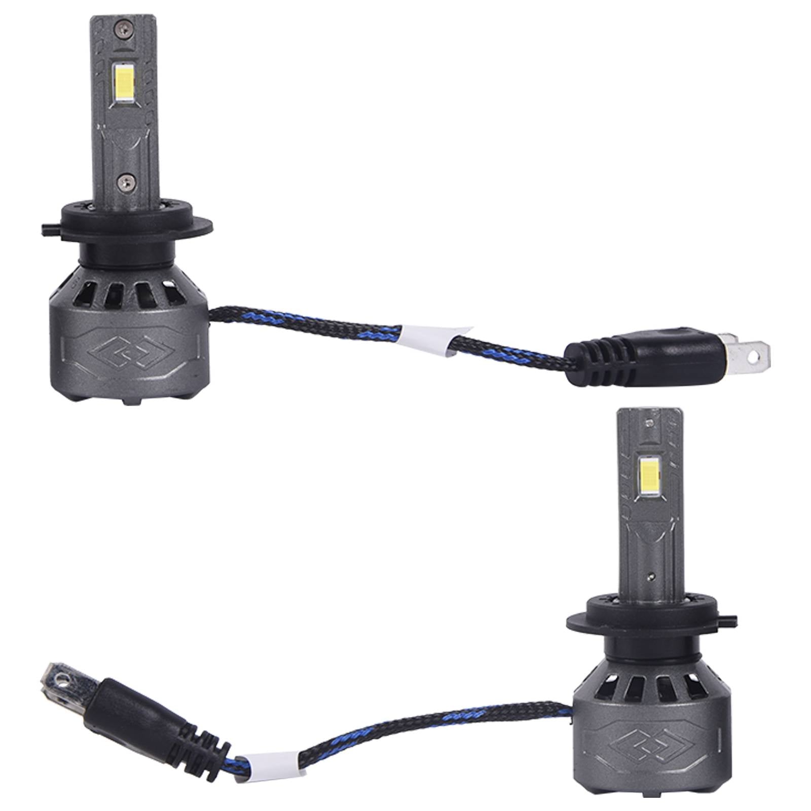 H7 LED Headlight Bulbs 8000lm/Set Brightness 6000K White