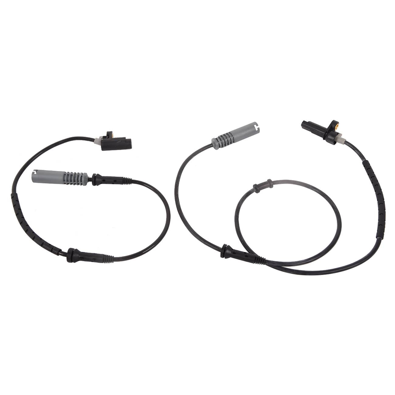 2Pcs New For BMW ABS Wheel Speed Sensor Front Left + Right 740I 740IL 750IL