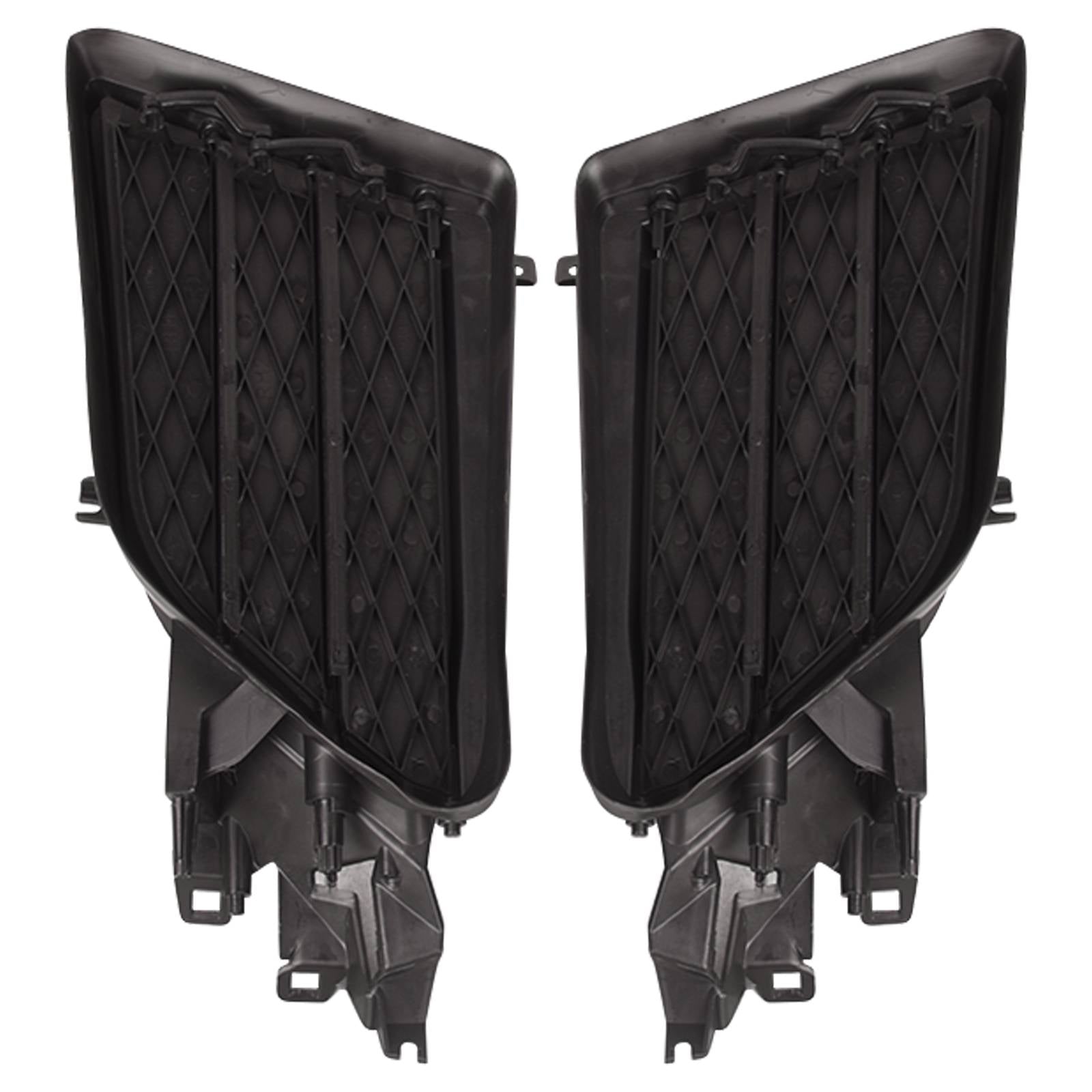 Pair front air shutter movable Barbecue grill For Tesla Model S 2016-2021