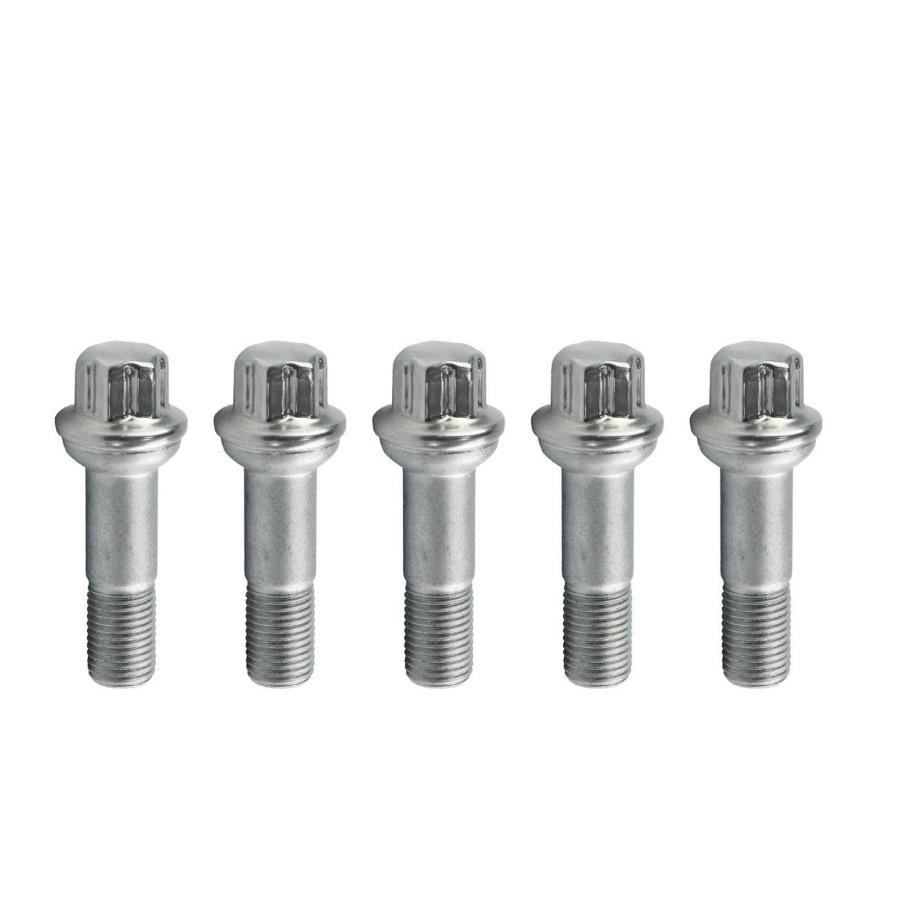 Fit Mercedes W164 W166 X204 W221 C216 5PCS STAINLESS STEEL Wheel Lug Bolt 2 5/8in