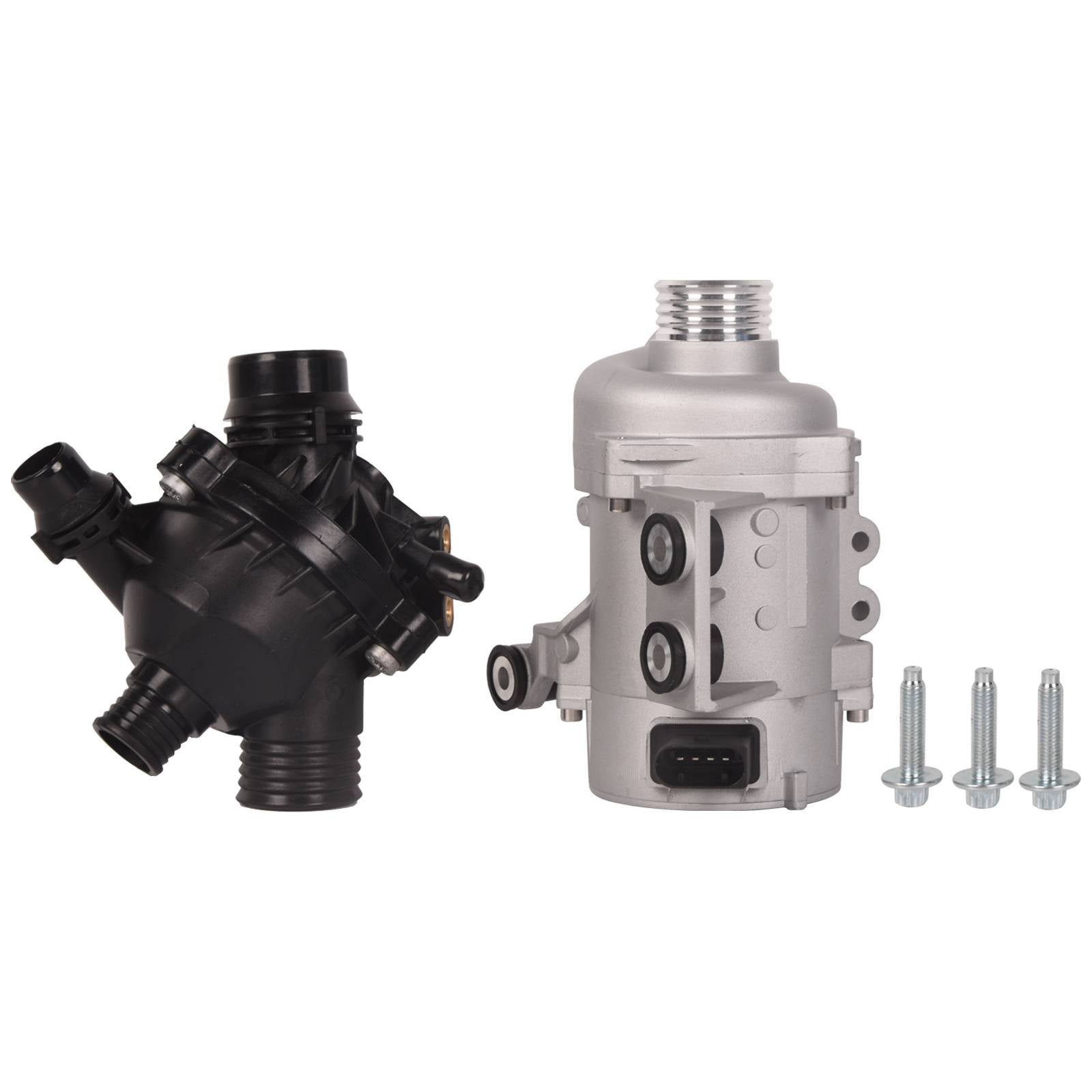 Electric Water Pump W/Thermostat & Bolt For BMW 128i 2008-2013 328i 2007-2013