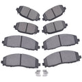 Front & Rear Brake Pads For Chrysler Town & Country Dodge Journey Grand Caravan
