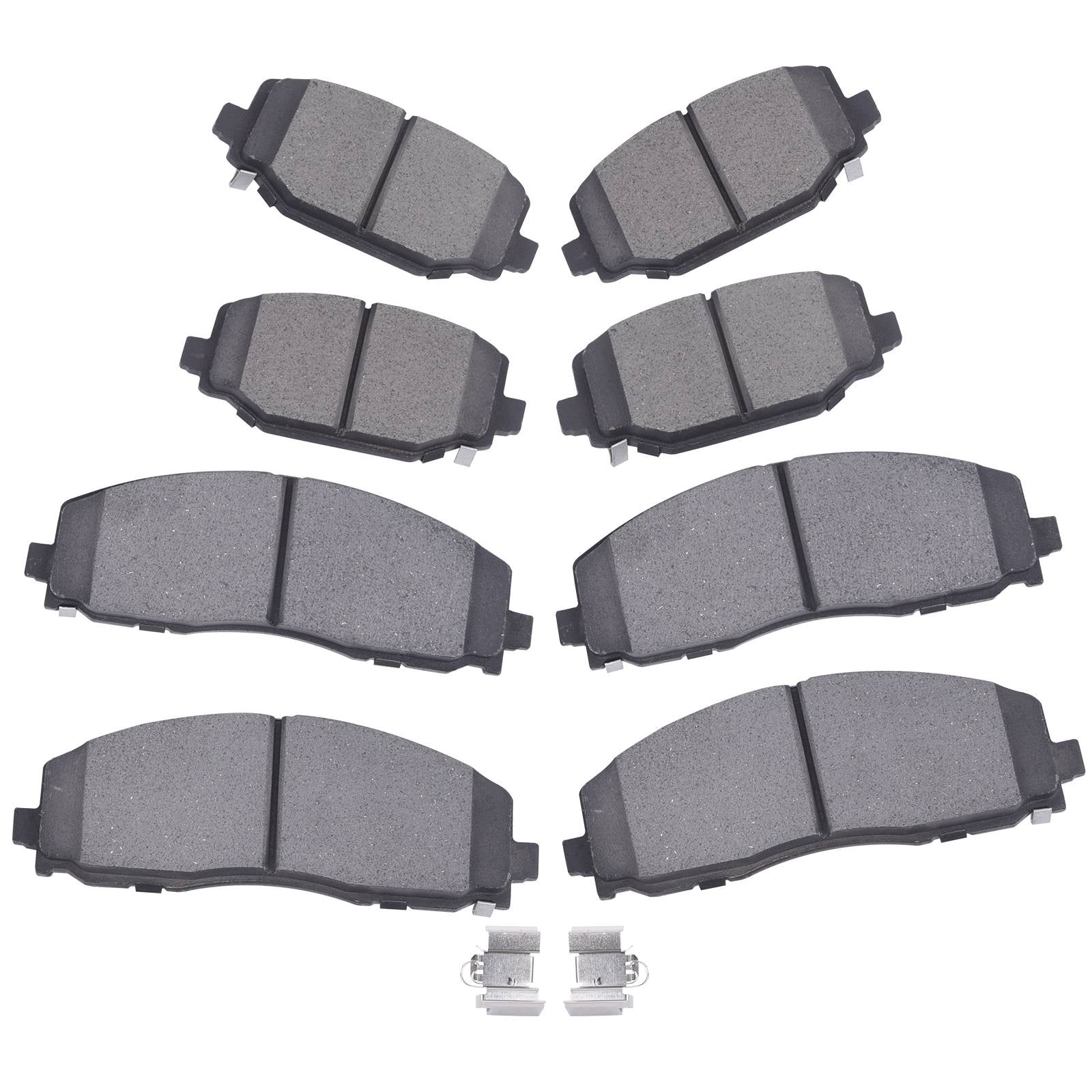 Front & Rear Brake Pads For Chrysler Town & Country Dodge Journey Grand Caravan