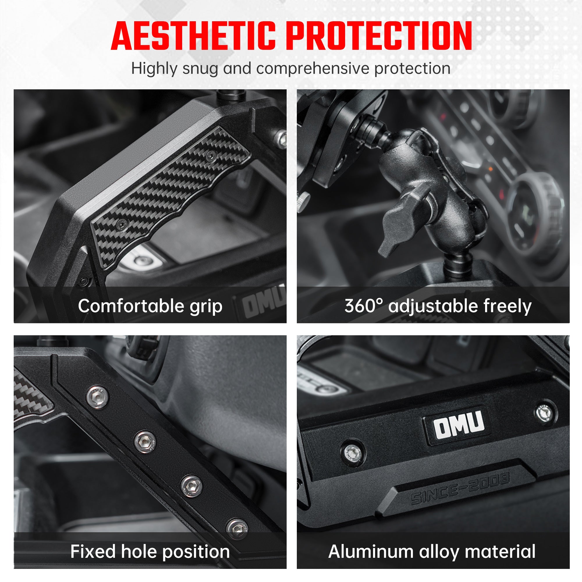 Center Console Grab Handle With Phone Holder For Ford Bronco 2021+