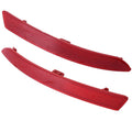 2PC Rear Left + Right Red Bumper Reflectors Set for 2014-2016 BMW F10