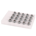 20X Chrome M12x1.5 Wheel Lug Nuts Mag Seat Washer for Lexus Scion Toyota Camry