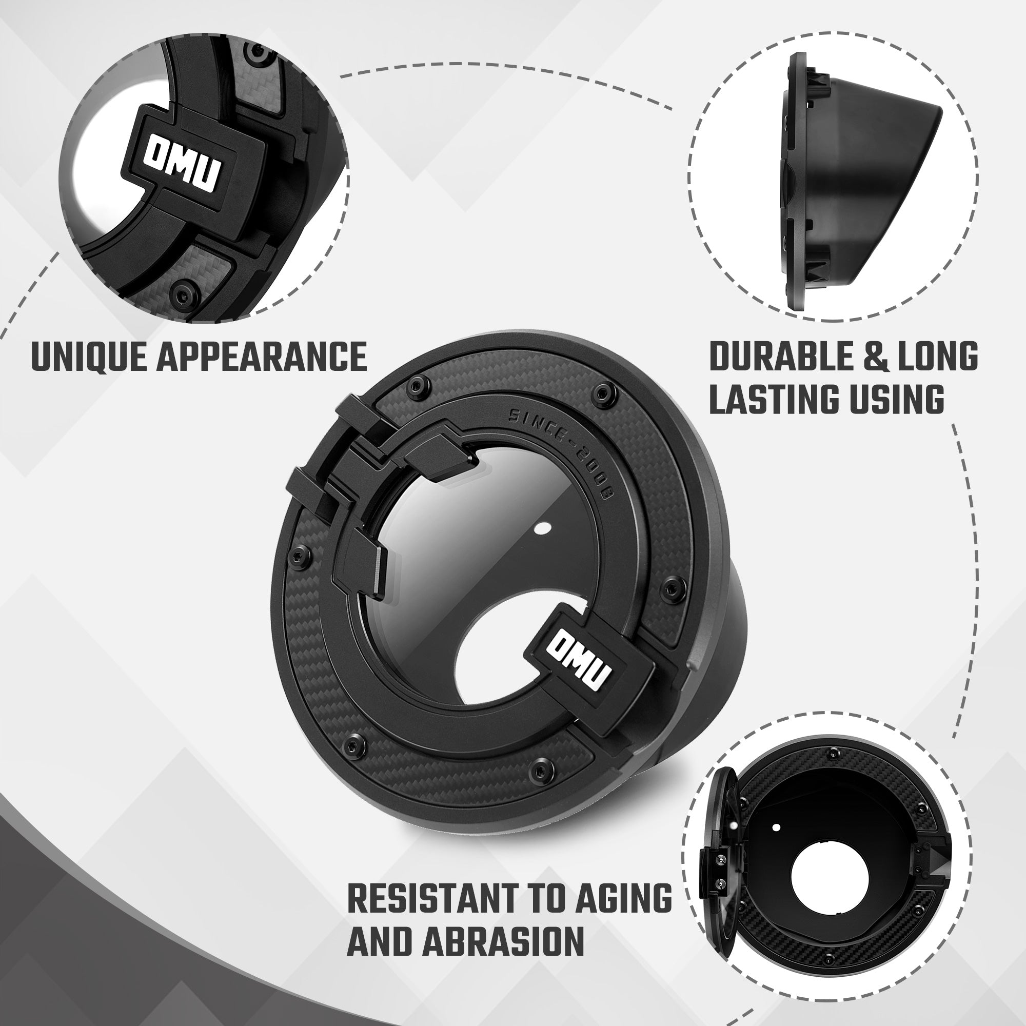 Capsule Gas Tank Cover For Jeep Wrangler JL 2018+