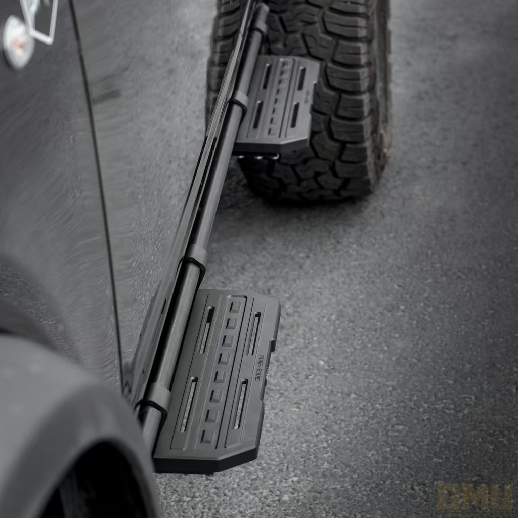 Running Board Side Step For 2021+ Ford Bronco 4 Doors with OEM Rock Rails