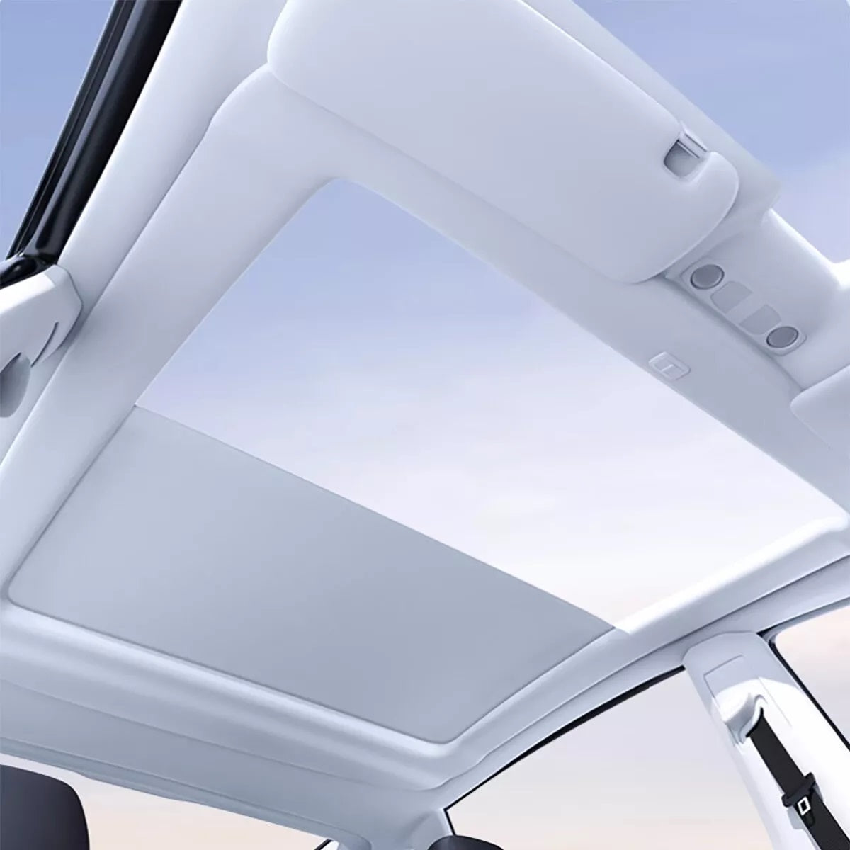 Electric Glass Roof Sunshade UV Protection For Tesla Model Y 2020-2024