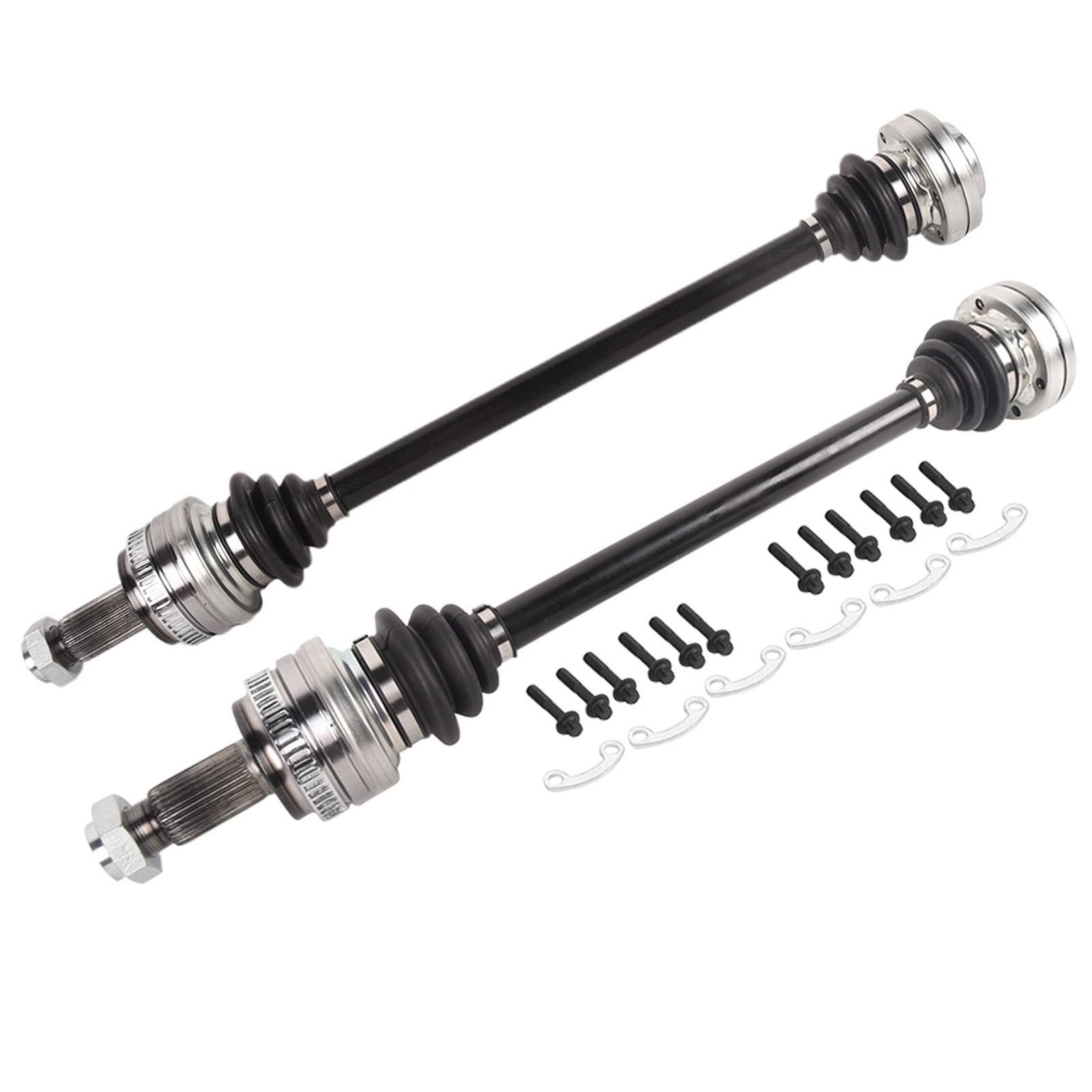 Left + Right Rear CV Axle Assembly For BMW X3 2.5i 3.0i 2004-2006 3.0L 2.5L