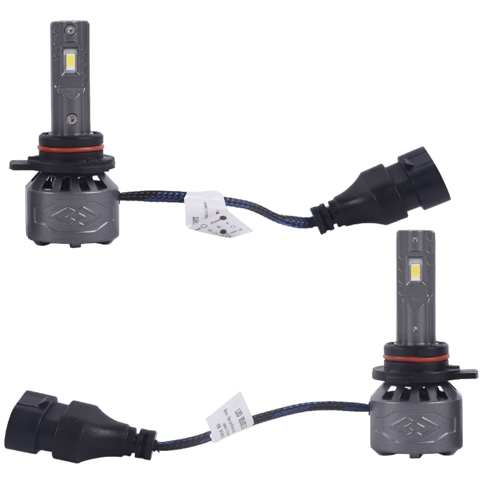 9012 LED Headlight Bulbs 8000lm/Set Brightness 6000K White