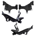 4PCS Front Headlight Mount Support Plate Bracket For Audi A4 S4 2013 2014-2016