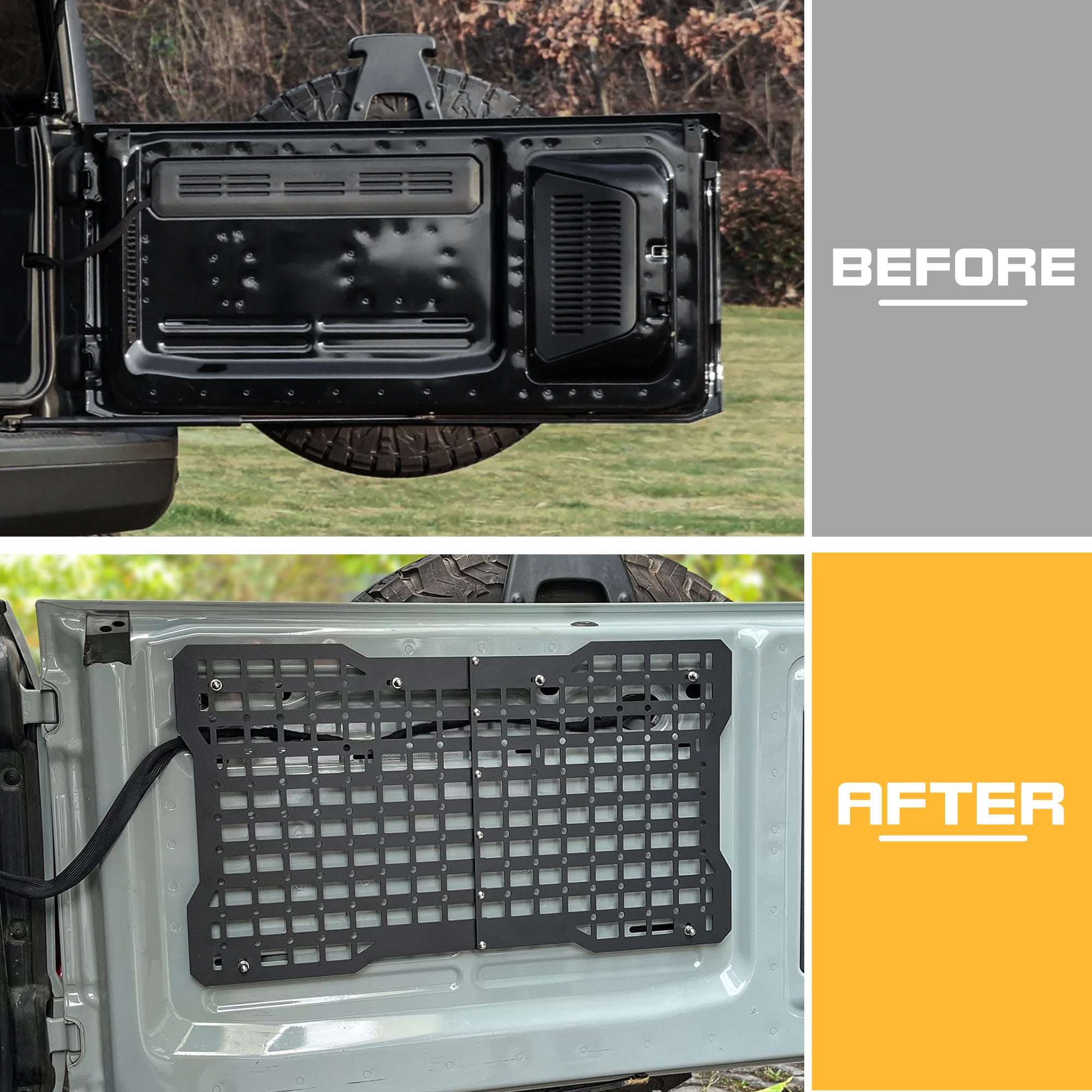Tailgate Molle Panel for Ford Bronco 2021+