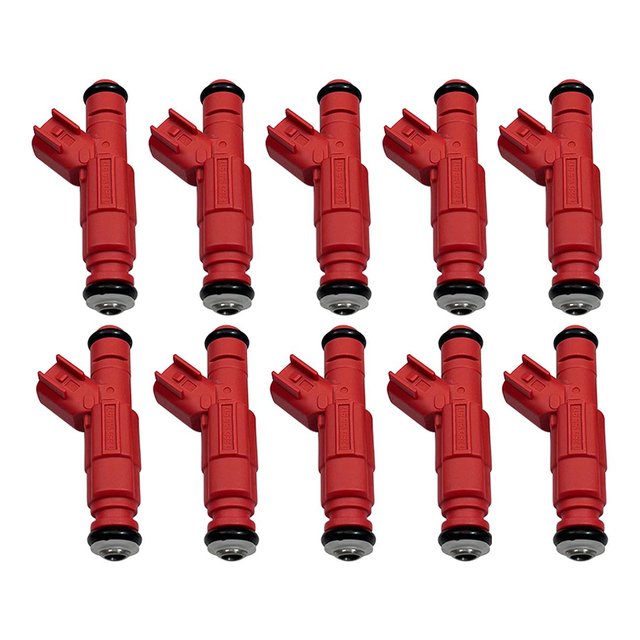 10Pcs Fuel Injector Kit 0280155917 Fits Ford F250 F350 F450 F550 6.8L V10