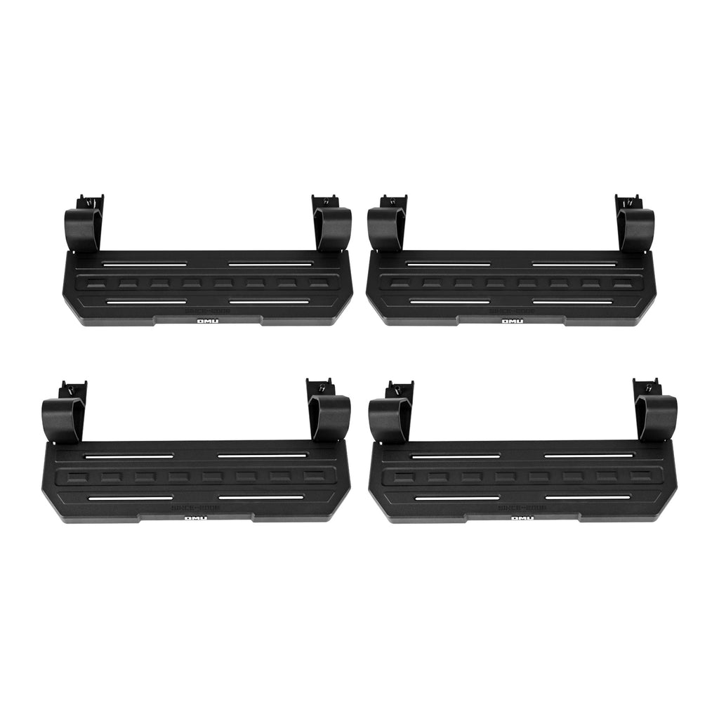 Running Boards Compatible with 2018+ Wrangler JL 4 Doors with OEM Rock Rails