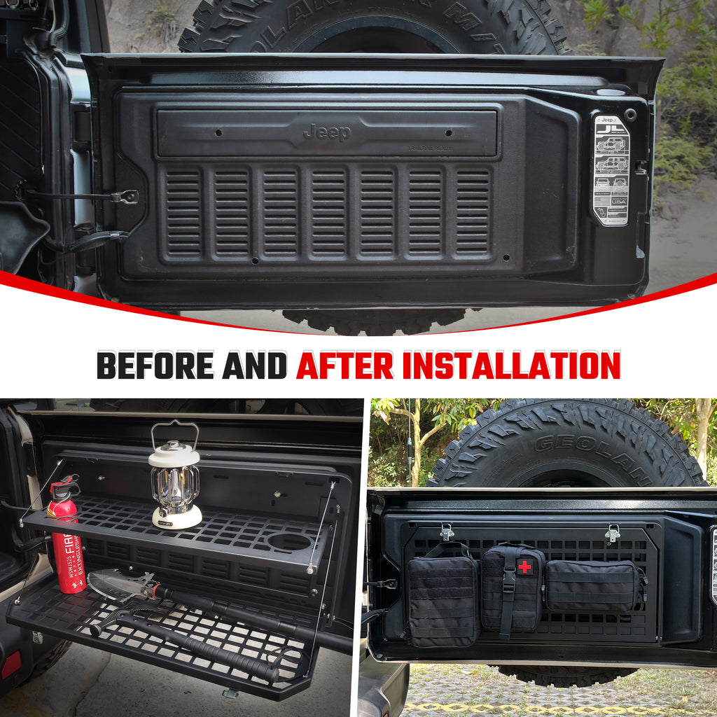 Tailgate Table for 2007-2025 Wrangler