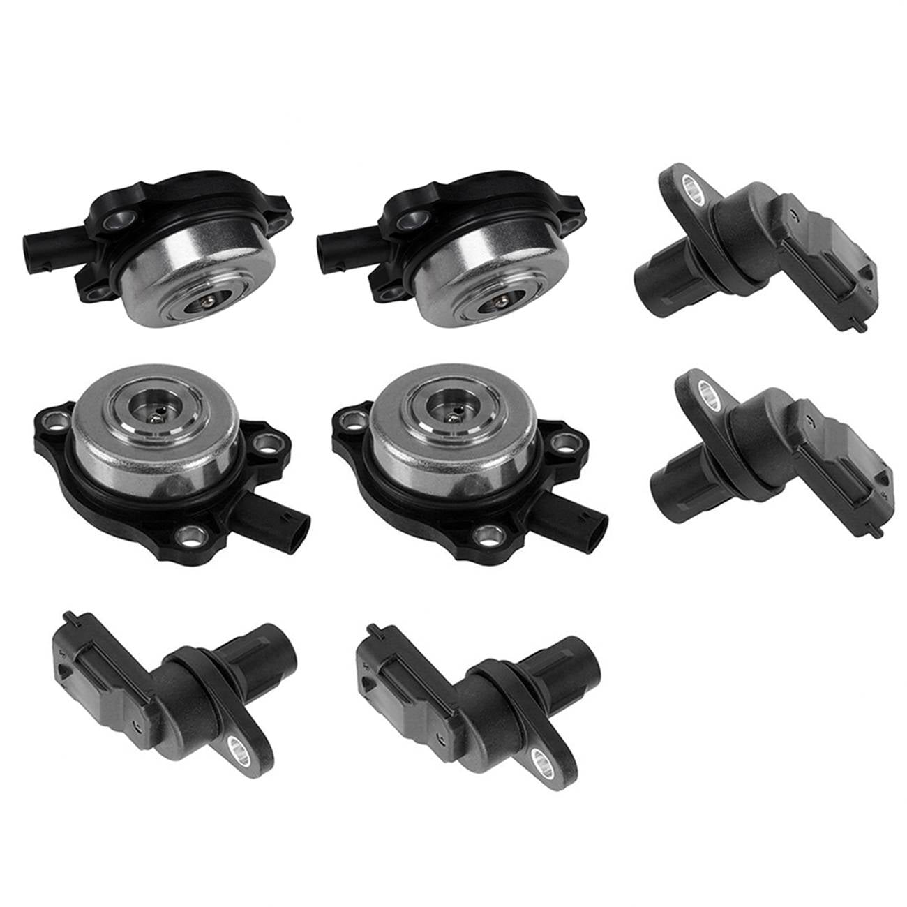 4x Camshaft Position Sensor & Adjuster Magnet for Mercedes W164 W209 W211 W221