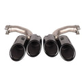 PAIR Rear Stainless Exhaust Muffler Tip End Pipe For 2018+ Porsche Cayenne GAS