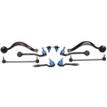 10Pcs For BMW X5 E53 Front Lower Control Arms Sway Bar Link Ball Joint Kit
