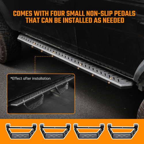 Running Boards Compatible with Ford Bronco 4 Door 2021+ (NOT Fit for Sport)