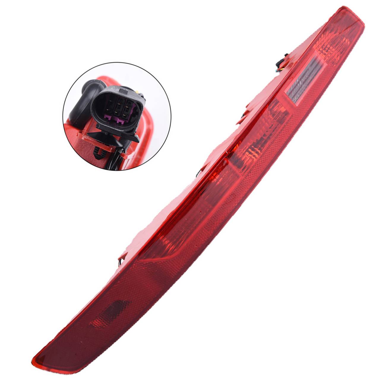 Rear Left Lower Five-Hole Backup Bumper Reverse Taillight for Audi Q7 2007-2015