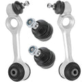 4 Pcs Front Upper Control Arm + Lower Ball Joint Kit for Mercedes Benz 1984-1991