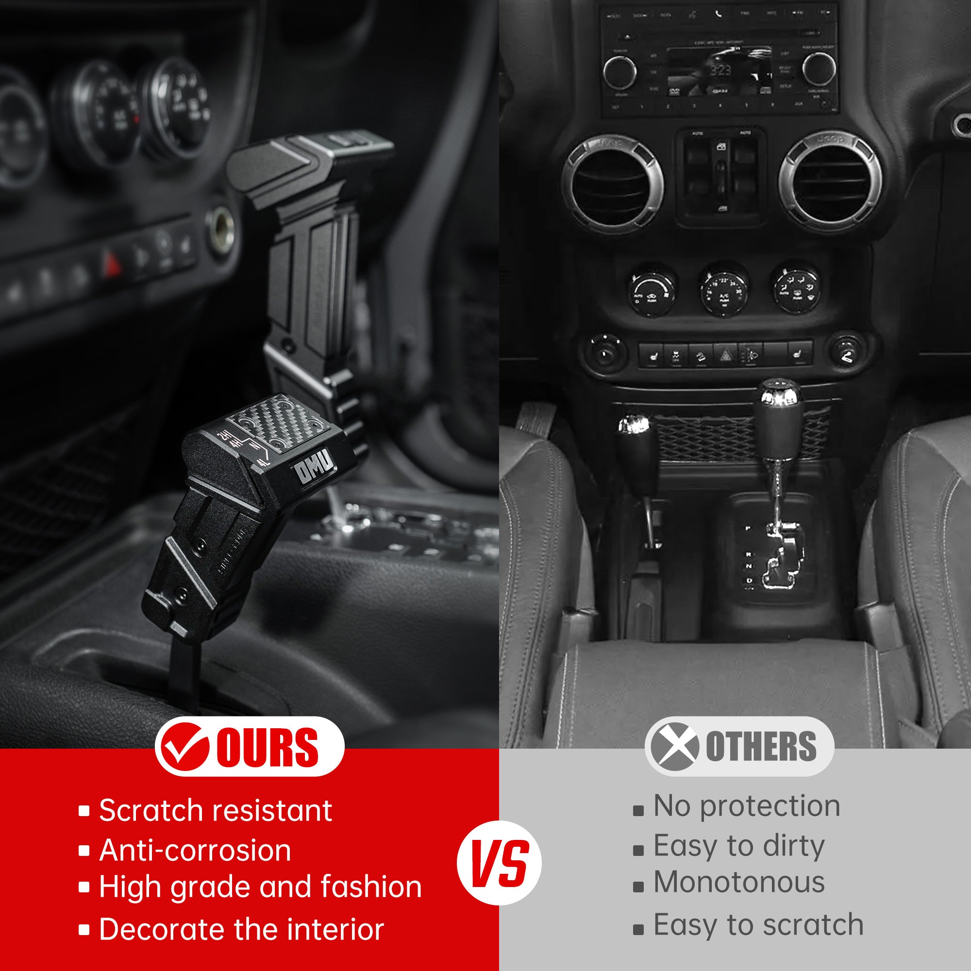 Gear Lever Shift Knob For Jeep Wrangler 2011-2017 JK