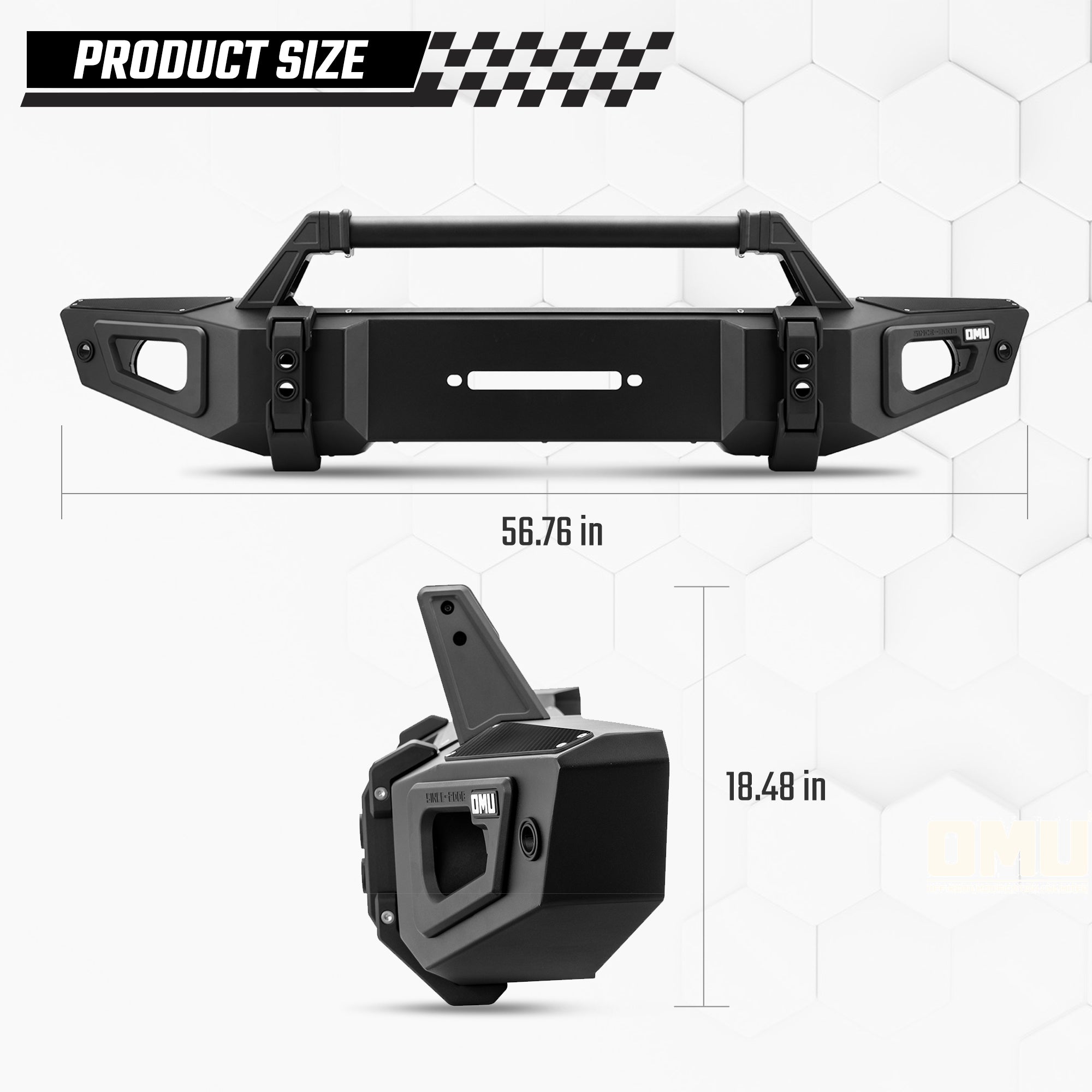 Front Bumper For Jeep Wrangler JL& Gladiator JT