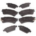 Front & Rear Ceramic Brake Pads for 2006-2012 Ford Fusion Lincoln MKZ Mazda 6