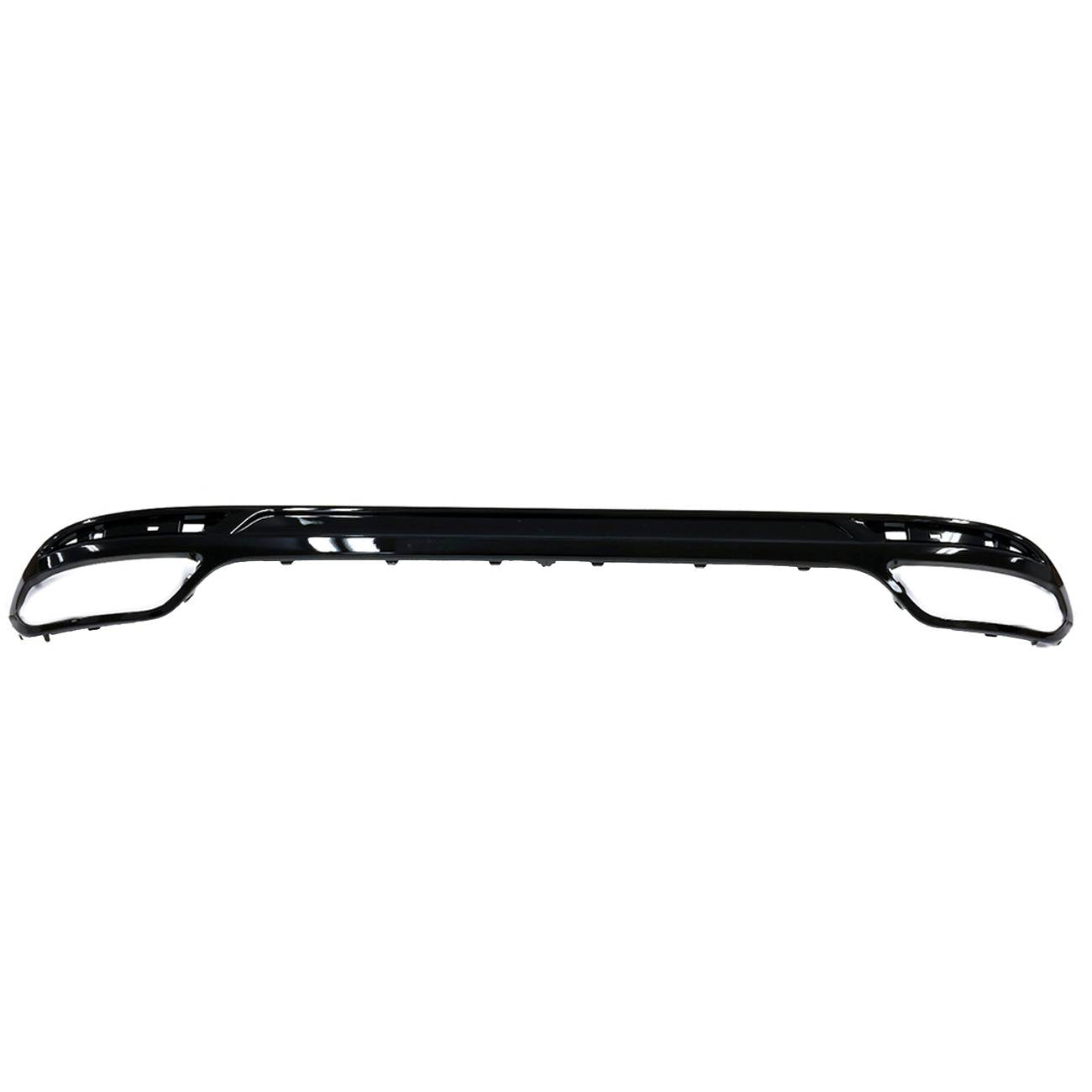 Fits Ford Fusion 2013-2018 Rear Bumper Lower Trim Panel with dual exhaust tips