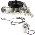 New Engine Water Pump + Gasket + Thermostat Kit for Mercedes W204 W211 W251 W164