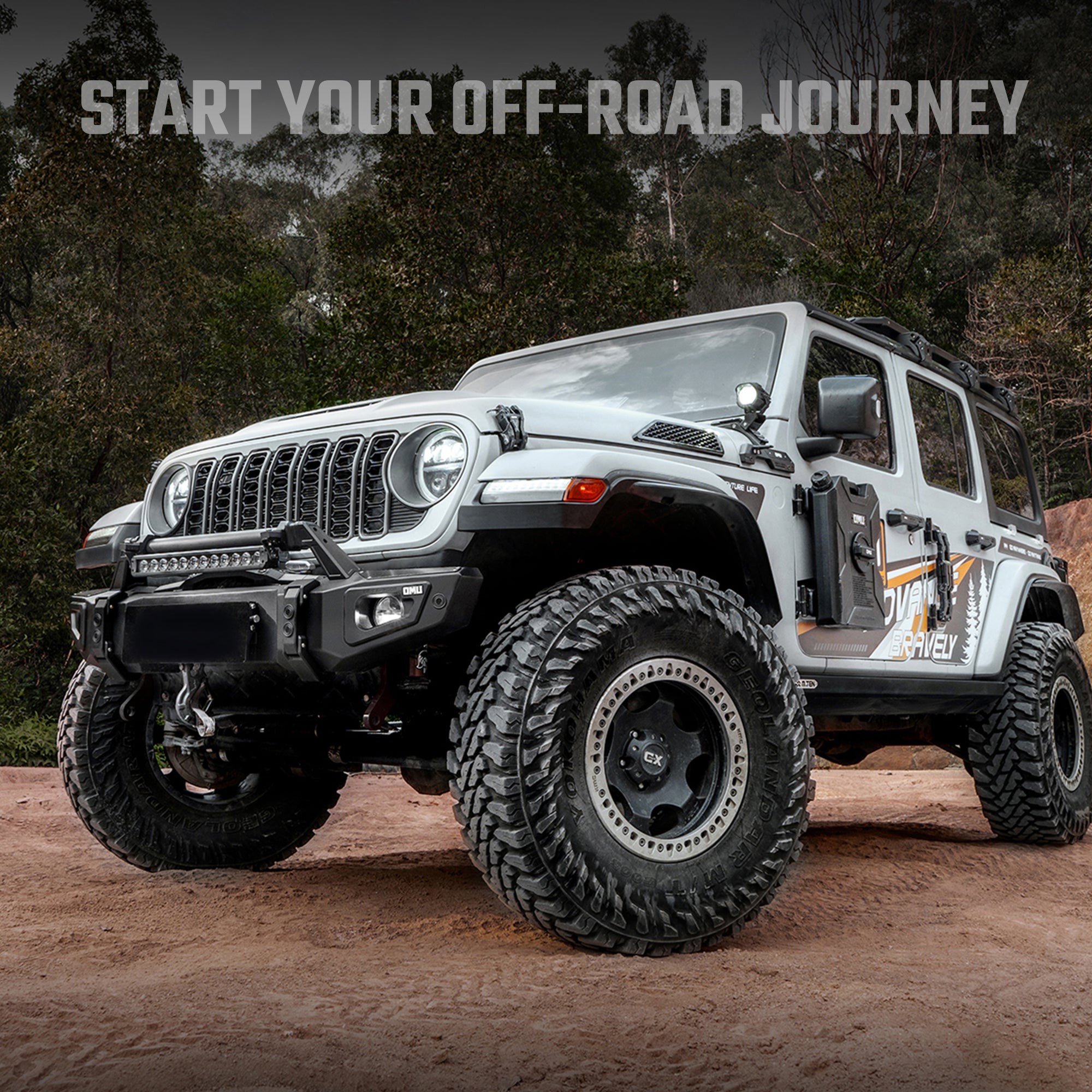 Front Bumper For Jeep Wrangler JL& Gladiator JT